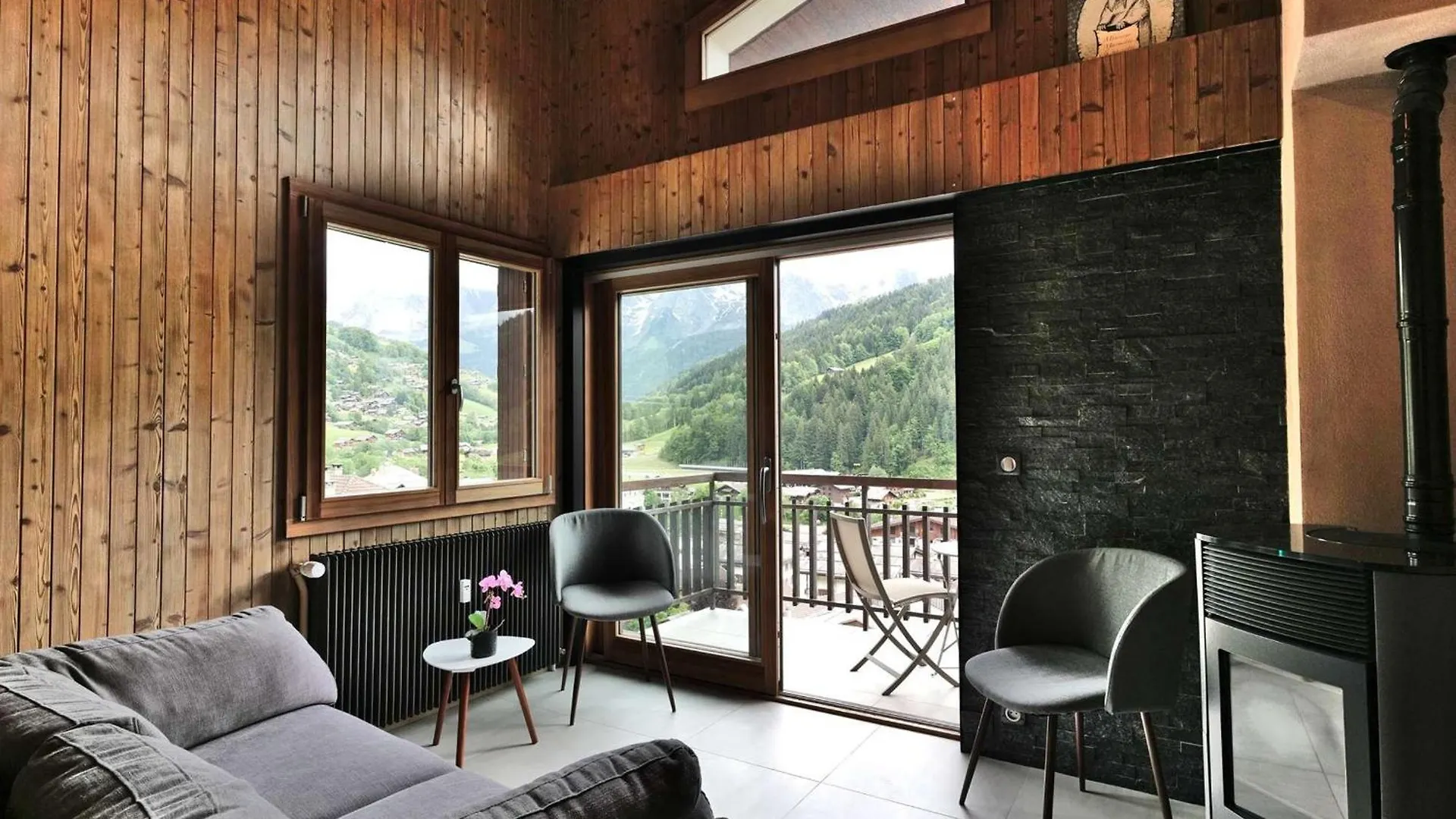 Appartement Renove 8 Personnes Avec Balcon Et Parking - Fr-1-458-138 Le Grand-Bornand Apartman